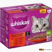 Whiskas 12x85gr alutasakos