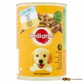 Pedigree junior konzerv 400gr