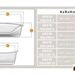 Kezdőoldal 154 Alternative view of Ferplast Siesta Deluxe 06 fekhely