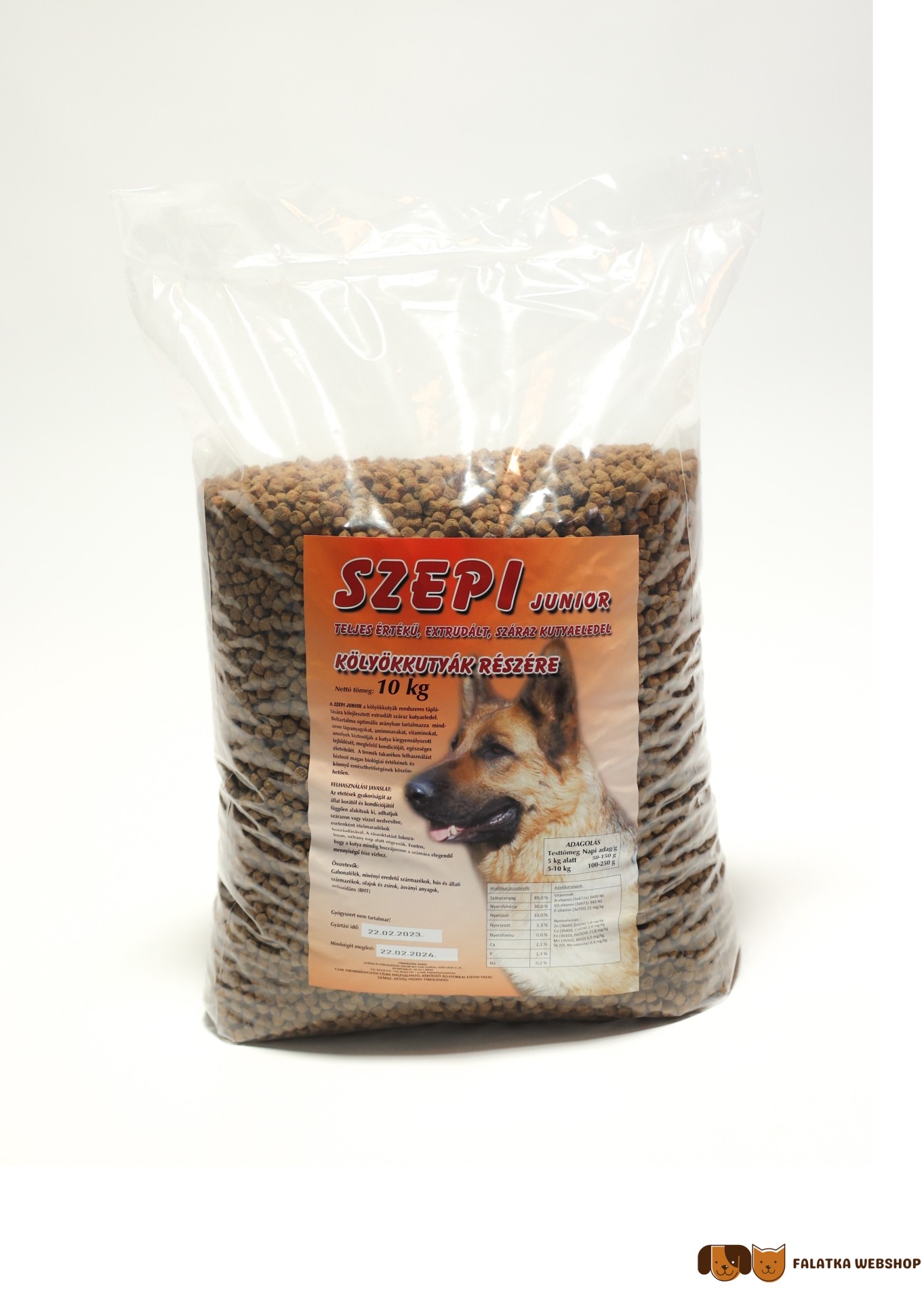 Szepi junior kutyatáp 10kg. 1 Szepi junior kutyatáp 10kg.