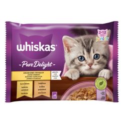 Whiskas Pure Delight junior alutasakos 4x85gr