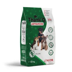 Kezdőoldal 75 Thank'Q Advenced Junior 10kg kutyatáp marha és csirke ízekben