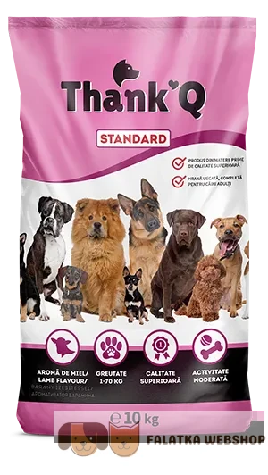 Thank'Q Standard 10kg kutyatáp csirke,marha,bárány,sonka ízben 3 Thank'Q Standard 10kg kutyatáp csirke,marha,bárány,sonka ízben - Image 3