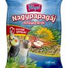 a bag of food with birds and birds on it