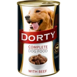 Kezdőoldal 80 Dorty kutyakonzerv 1240gr csirke és marha ízekben