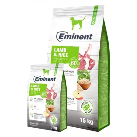 Eminent Lamb&Rice 15+2kg 1 Eminent Lamb&Rice 15+2kg
