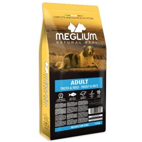 Meglium Dog Sensible pisztráng & rizs 14 kg érzékeny gyomrú kutyáknak