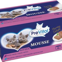 PreVital Mousse Kitten pástétom válogatás 4 x 85 g