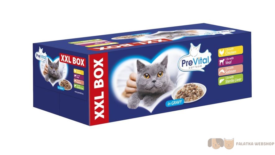 Prevital Xxl Box alutasakos válogatás 48 x 100g 1 Prevital Xxl Box alutasakos válogatás 48 x 100g