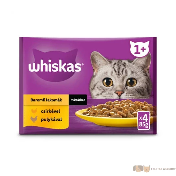 Whiskas adult alutasakos 4x85gr 2 Whiskas adult alutasakos 4x85gr - Image 2
