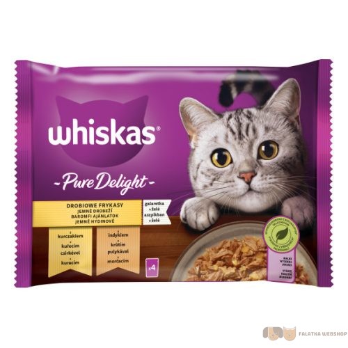 Whiskas adult alutasakos 4x85gr 1 Whiskas adult alutasakos 4x85gr
