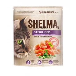 Shelma macskatáp steril lazac ízű 750g