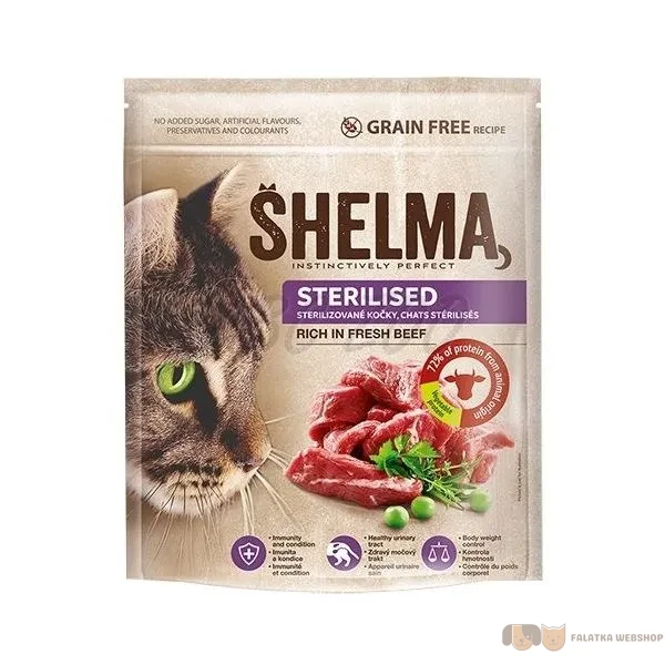 Shelma macskatáp steril marha ízű 750g 1 Shelma macskatáp steril marha ízű 750g