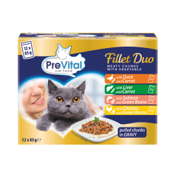 Prevital adult fillet alutasakos 12 x 85g
